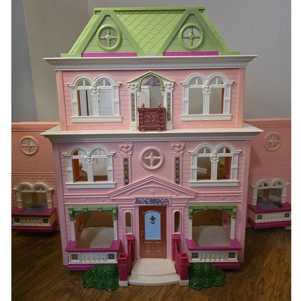 Fisher Price Loving Family Grand Mansion Huge! Pink Needs Cleaning